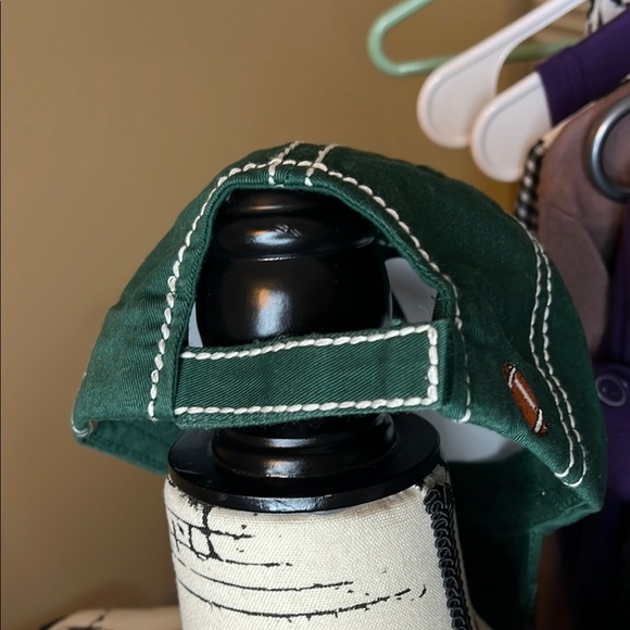 Football Mama Hat | Green & Pink Distressed Cap | Game Day Hat - Picture 5 of 5